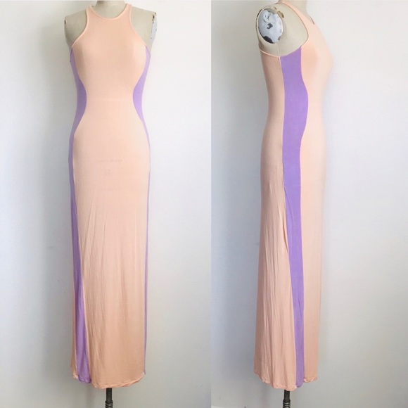 TOBI S color block maxi dress - Picture 2 of 10